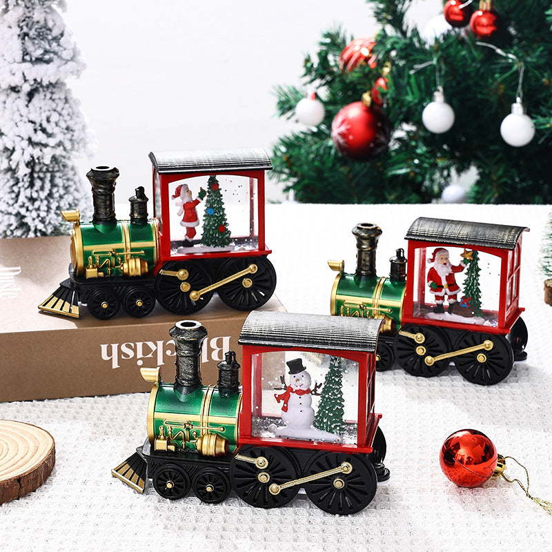 Enchanted Christmas Train Night Light: A Festive Touch - Memoriex 