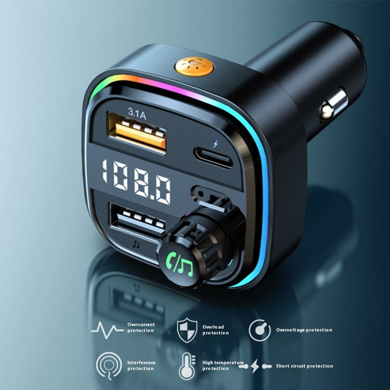 Fast-Charging Car Charger with MP3 Playback -  Car  Fast Charge - Memoriex