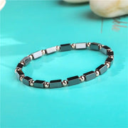 6mm Black Bile Magnet Beaded Skull Retro Fashion Bracelet Accessories - Memoriex 