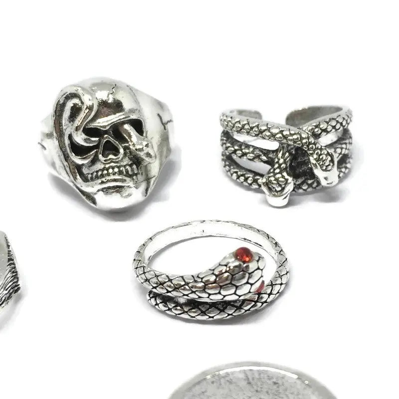 7 Piece Spider Ring Set-3