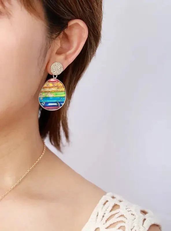 7 Chakra Rainbow Earrings-3