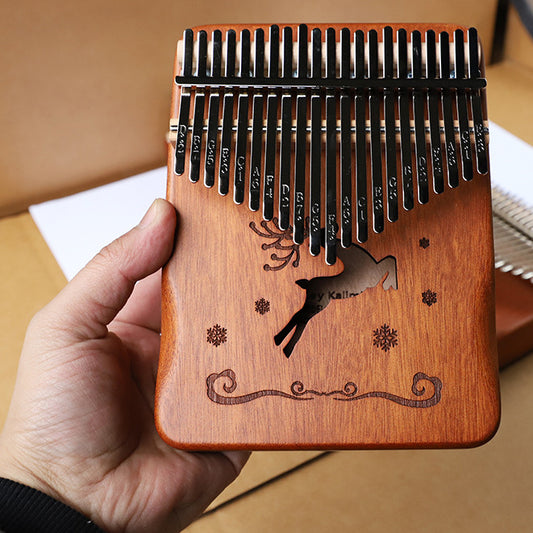 Thumb Piano Kalimba 21-Note Five-Finger Piano Girls Beginner Musical Instruments Kalimba Finger m Piano Authentic - Memoriex 