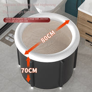 Portable Foldable Bathtub for Adults | Insulated Soaking Tub & Ice Bath for Small Bathrooms - Memoriex