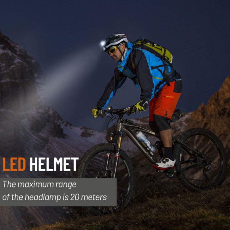 Smart Bluetooth Warning Light Riding Integrated Helmet - Memoriex 