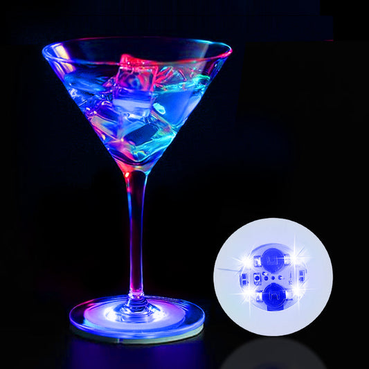 LED Bottle Coaster Sticker for Drinks(100Pck)-0