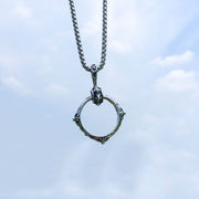 New Hip-Hop Accessories Sweater Chain Military Titanium Steel Necklace Men's Jewelry - Memoriex