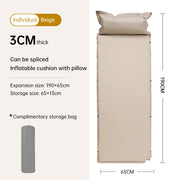 Product camouflage Can Be Spliced Self Inflating Cushion Air Mattress Camping Mat With Pillow - Memoriex