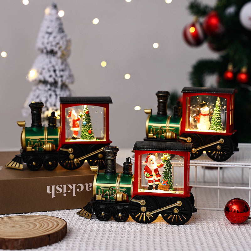 Enchanted Christmas Train Night Light: A Festive Touch - Memoriex 