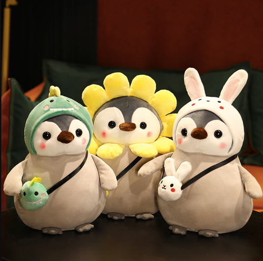 Cute Dress Up Penguin Plush Toy-0