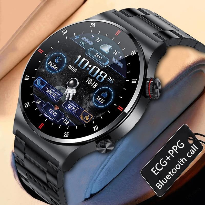 QW33 Smart Watch ECG+PPG Music Player Pedometer Bluetooth Call Smart Watch - Memoriex 