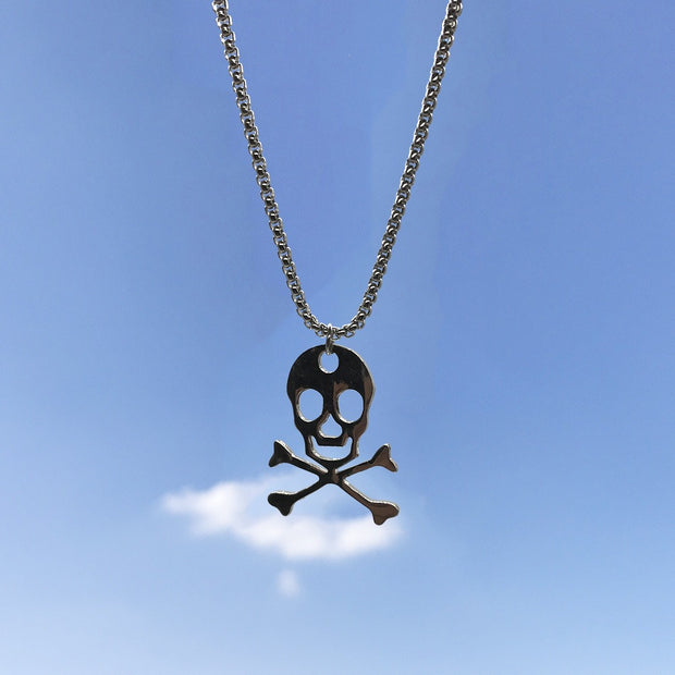 New Hip-Hop Accessories Sweater Chain Military Titanium Steel Necklace Men's Jewelry - Memoriex