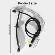 Barista tool: long - handle cleaning brush for coffee machine steam, with replaceable head to remove brew head dirt - Memoriex