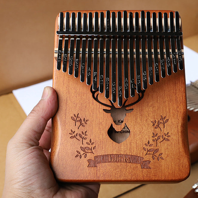 Thumb Piano Kalimba 21-Note Five-Finger Piano Girls Beginner Musical Instruments Kalimba Finger m Piano Authentic - Memoriex 