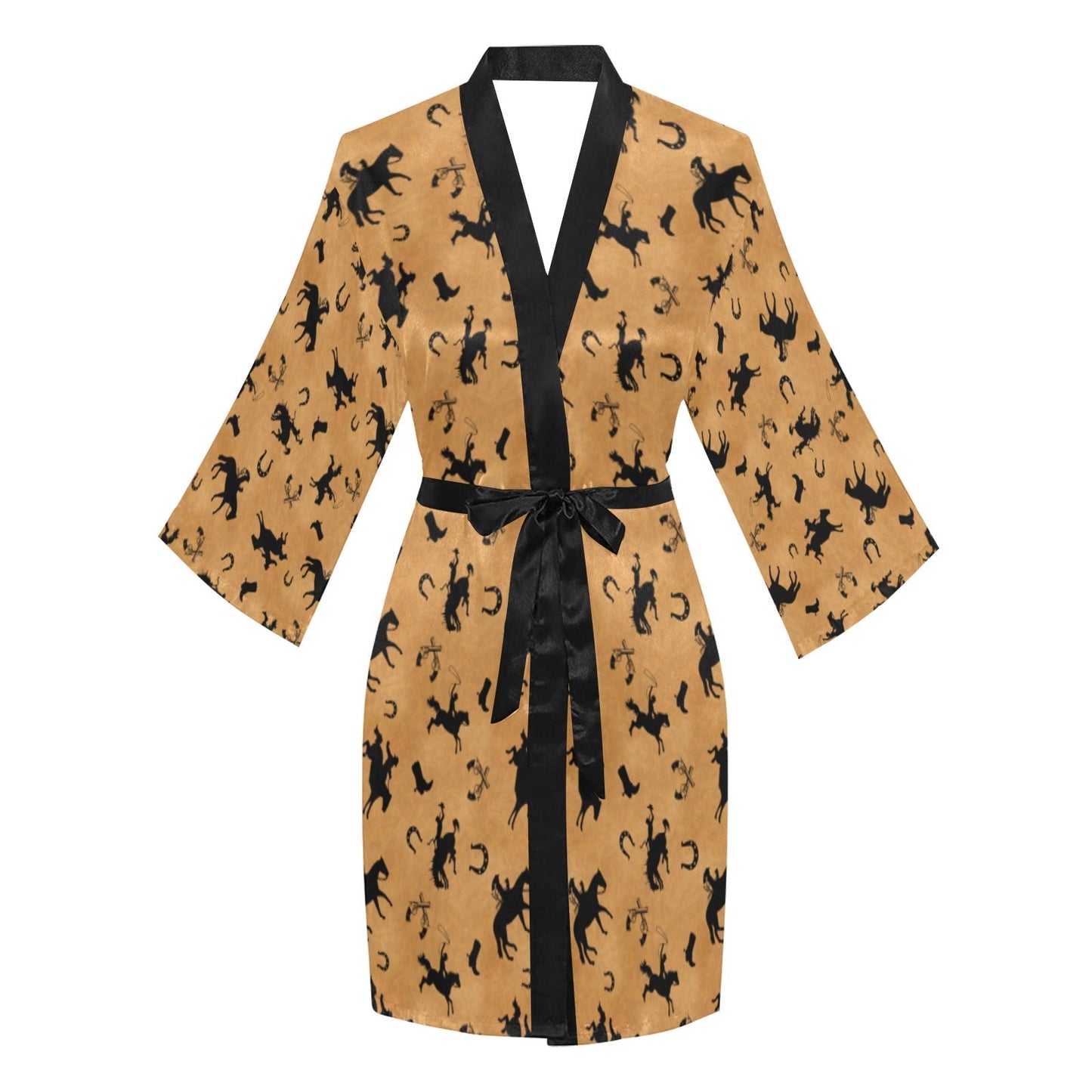 Lucky Western Women's Lounge Kimono Robe by Baha Ranch Western Wear-2