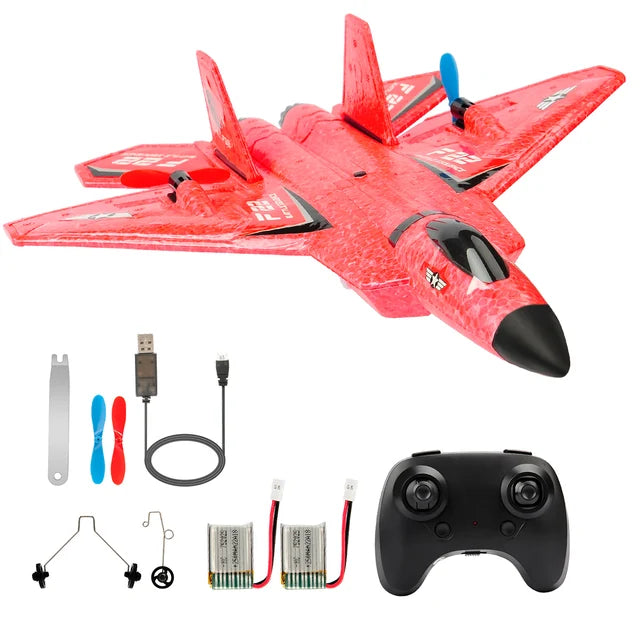 RC Flugzeug F22 raptor Hubschrauber Fernbedienung flugzeug 2,4G Flugzeug Fernbedienung EPP Schaum flugzeug Kinder spielzeug - Memoriex 