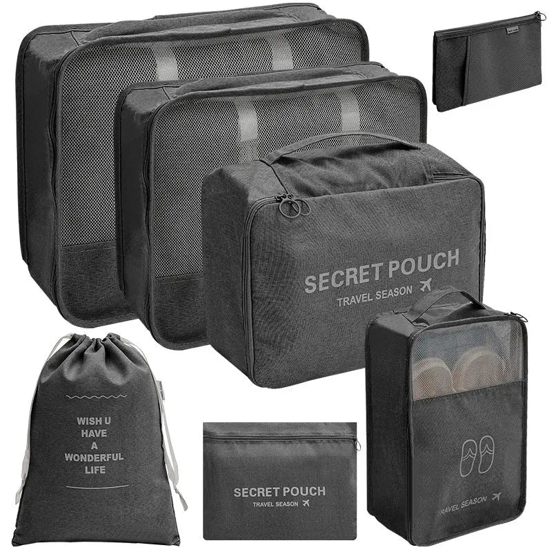 Seven-Piece Travel Organiser Set
