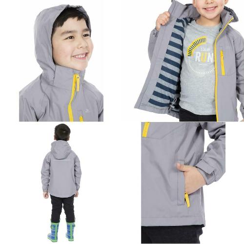 Kids Trespass OVERWHELM Waterproof Jacket-6