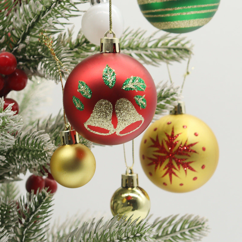 Festive Christmas Decoration: 6cm Electroplating Plastic Balls - Memoriex 