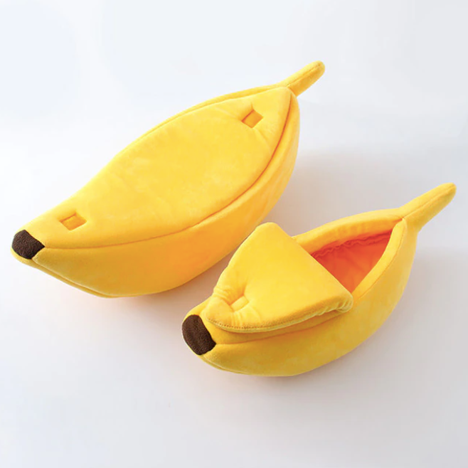 Banana Shape Pet Bed House-1