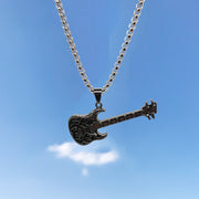 New Hip-Hop Accessories Sweater Chain Military Titanium Steel Necklace Men's Jewelry - Memoriex