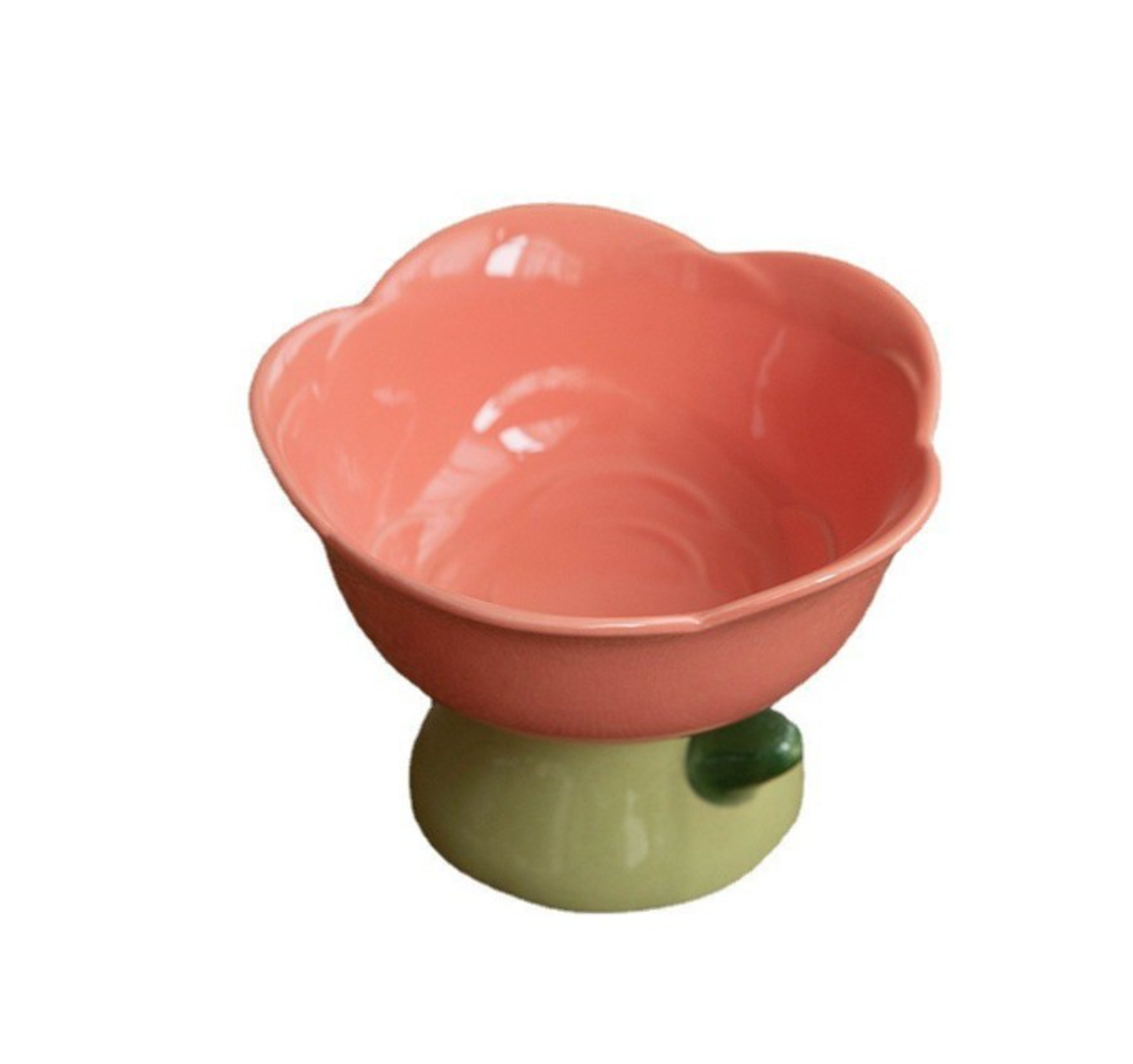 Flower Shape Pet Food Bowl-1