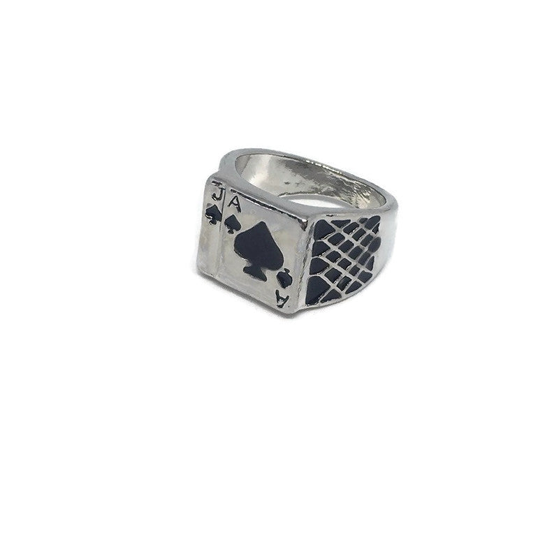 Ace of Spades Signet Ring-1