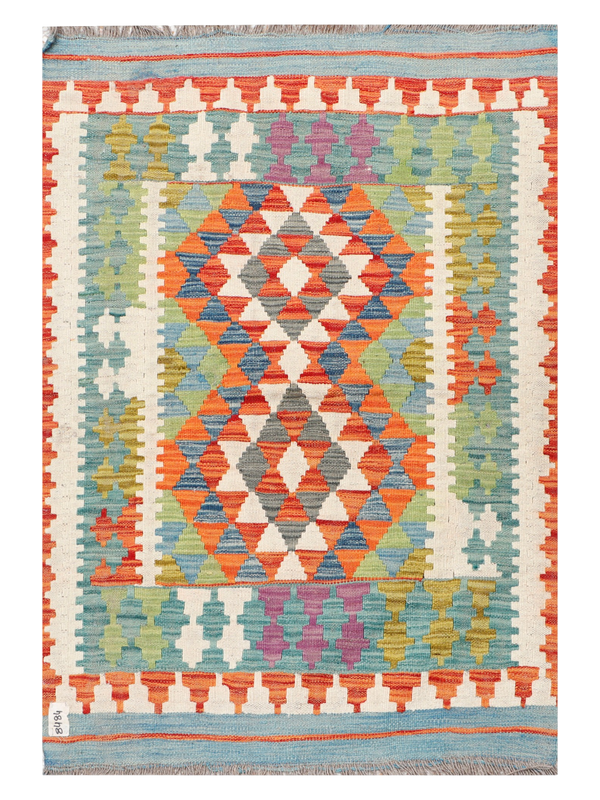 Maimana Kilim - 137 × 94 cm (4'6" x 3'1")-0