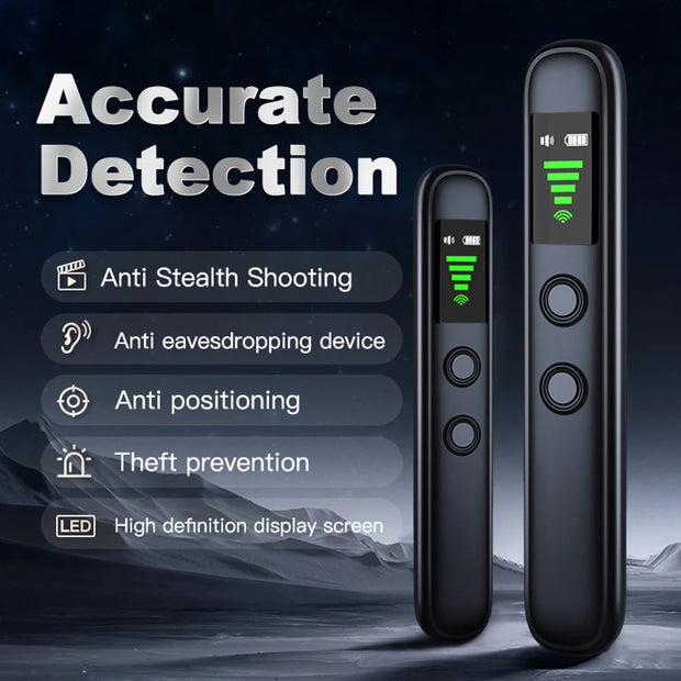 Portable Camera Detector & Bug Sweeper | Multifunctional Anti-Spy Device for Hidden Cameras & GPS Trackers - Memoriex