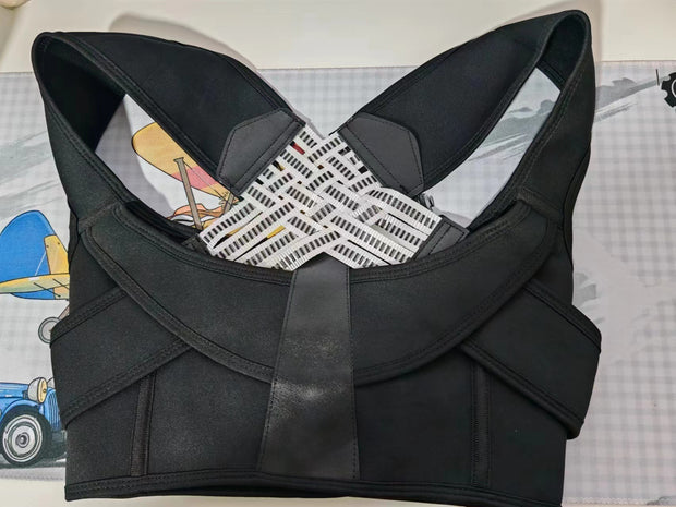 Posture correction belt with strong open back correction Beibejia anti hunchback adult student back support - Memoriex