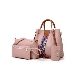 New Fashion Four Piece Set Mother Bag Handheld One Shoulder Crossbody Bag Water Bucket Bag - Memoriex 