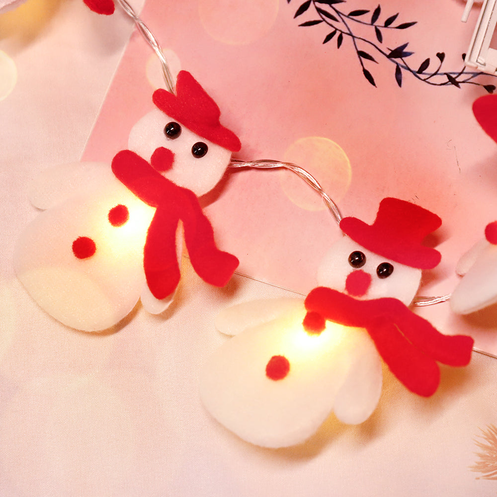 LED Christmas Snowman String Lights, for Holiday Party Decorations-1