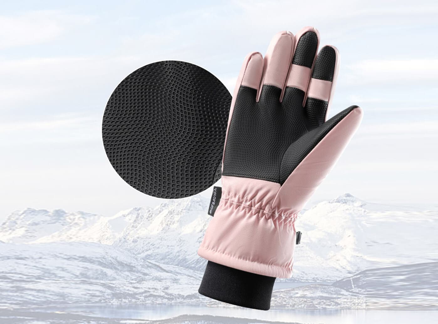 FitVille Women's HydroTouch Outdoor Gloves V2-3