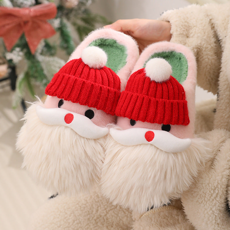 Cute Christmas Santa Claus Home Slippers - For Women - Memoriex 