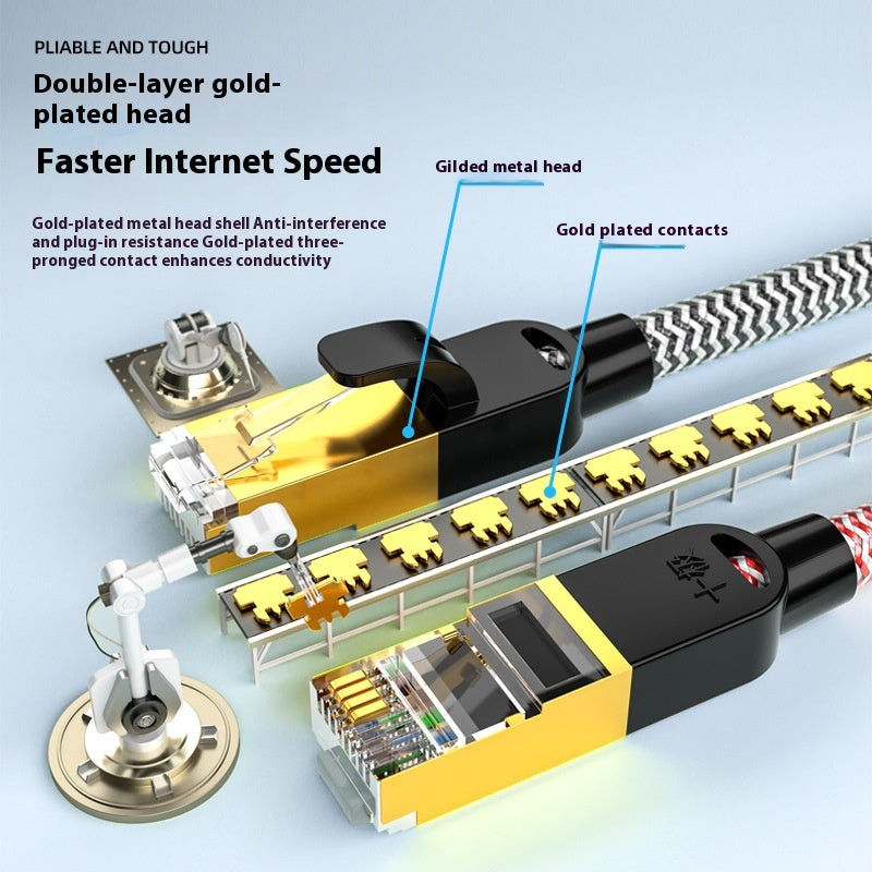 Durable Network Cable with Multiple Length Options -  8-core Gigabit - Memoriex