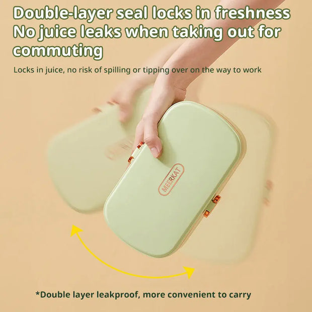 900ML Portable Electric Lunch Box for Office Workers. Self - heating, steaming, cooking, with heat preservation - Memoriex 