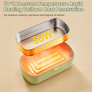 900ML Portable Electric Lunch Box for Office Workers. Self - heating, steaming, cooking, with heat preservation - Memoriex 
