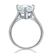 925 Sterling Silver Bridal Engagement Ring 3.5 Carat Heart Created Diamond Jewelry XFR8215-3