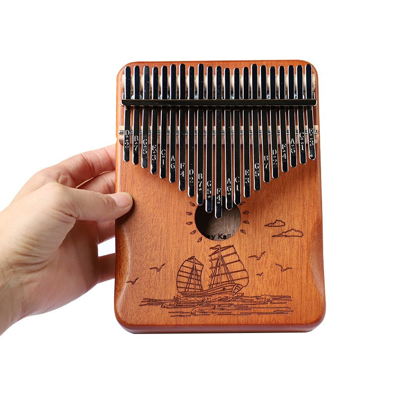 Thumb Piano Kalimba 21-Note Five-Finger Piano Girls Beginner Musical Instruments Kalimba Finger m Piano Authentic - Memoriex 