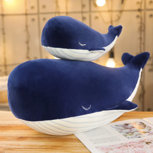 Blue Whale Stuffed Plush Toy-0