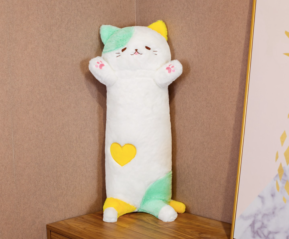 60cm Kawaii Cat Pillow Plush Toy-1