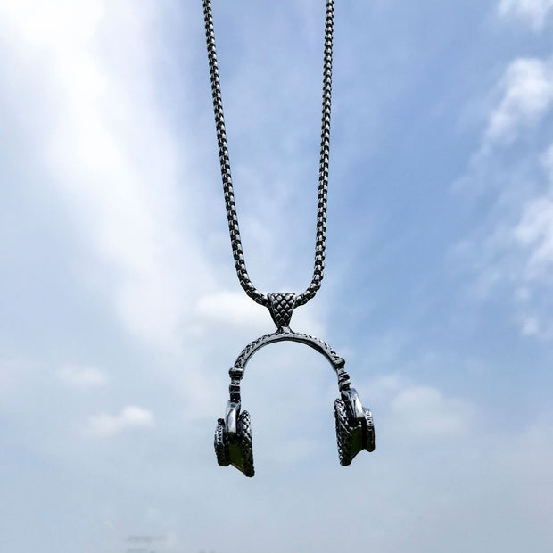 New Hip-Hop Accessories Sweater Chain Military Titanium Steel Necklace Men's Jewelry - Memoriex