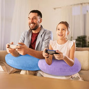 Reading pillow, crocheted arm-support for adults, portable, skin-friendly, TV & breastfeeding. - Memoriex