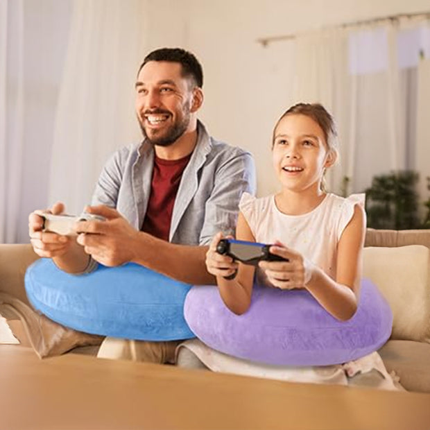 Reading pillow, crocheted arm-support for adults, portable, skin-friendly, TV & breastfeeding. - Memoriex