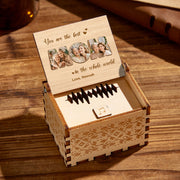 Personalised Wooden Music Box with Custom Photo & Voice Message | Gift for Mum - Memoriex