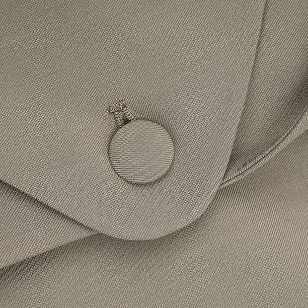 A niche suit top for women's autumn new style with drawstring design personalized loose jacket - Memoriex 