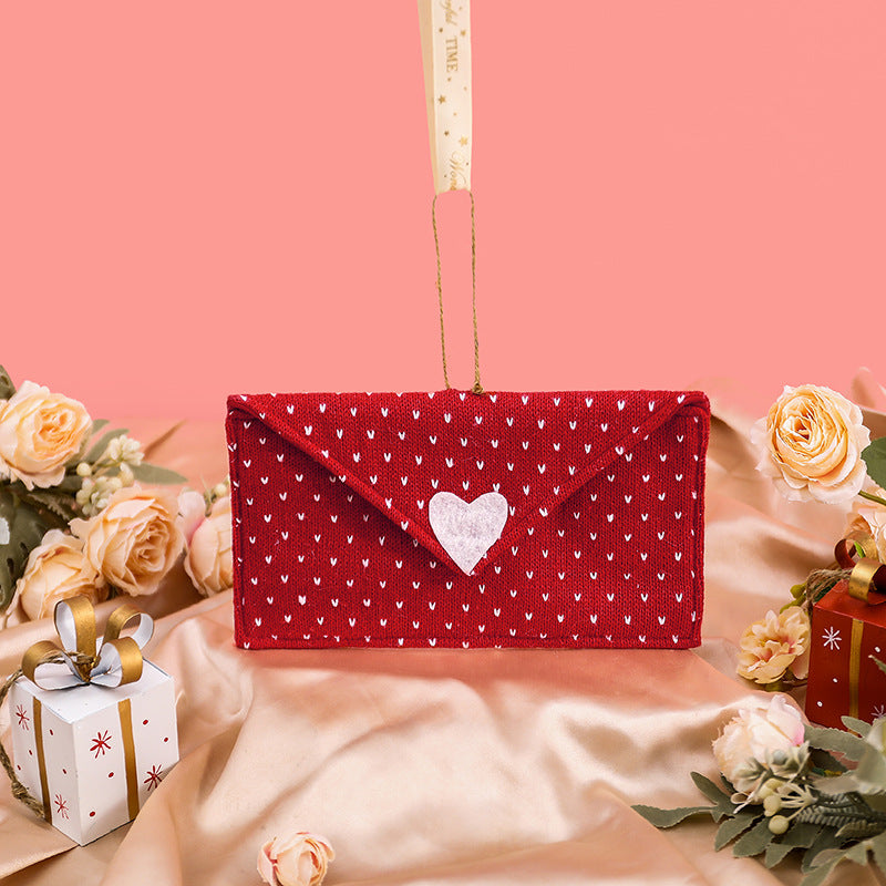 Valentine's Day envelopes, love decorations, small gifts, souvenirs, red gift bags, letter paper envelopes, greeting cards