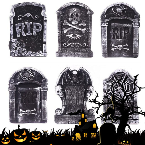 Halloween Foam Tombstone Decoration – 38 × 25 cm