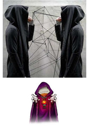 Assassin's Cloak Creed Windcoat Dark Dogma Hoodie Men's Medium to Long Wizard Hoodie Cloak Coat - Memoriex