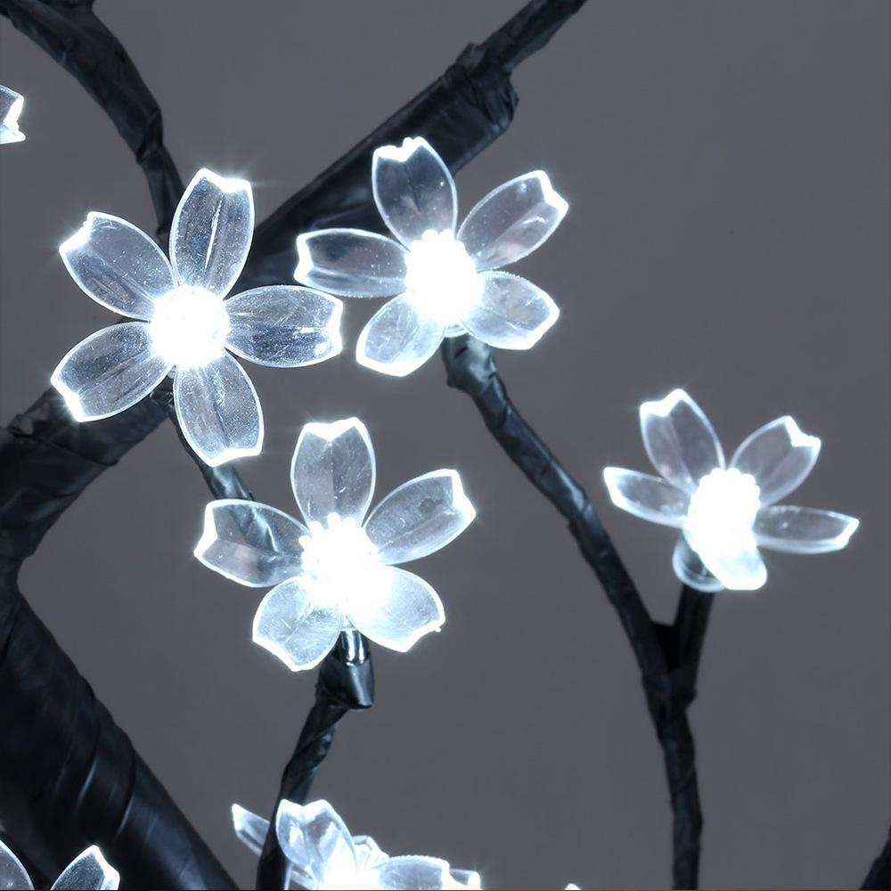 LED Crystal Cherry Blossom Tree Light Night Lights Table Lamp Christmas Fairy Wedding Decoration Lighting Luminarias de mesa