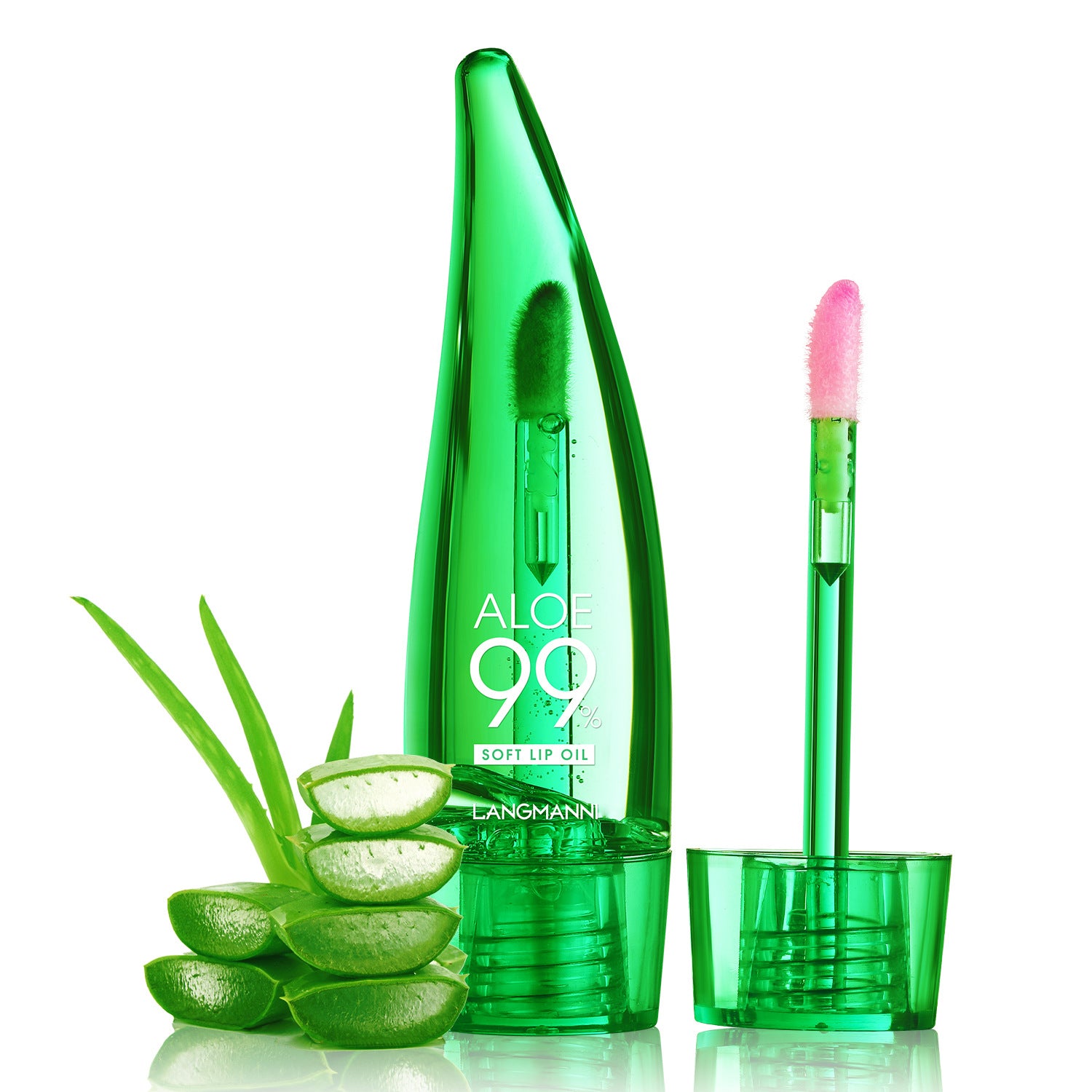 Aloe vera lip gloss, temperature-sensitive color-changing lip glaze - Memoriex